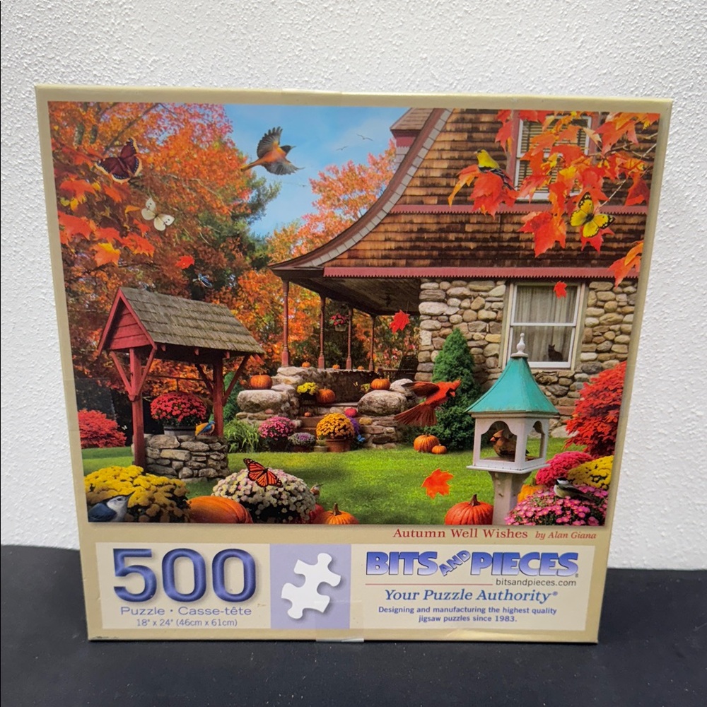 Bits And Pieces 500 Piece Jigsaw Puzzle Autumn Well Wishes SALE 🔴3/$25!